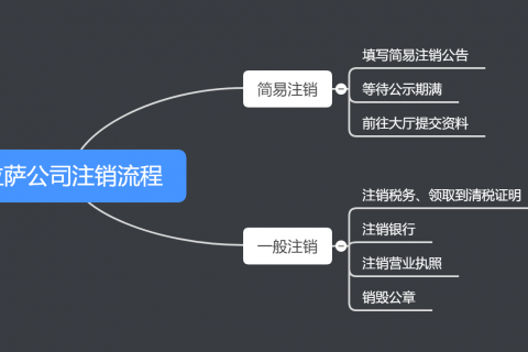 拉薩公司注銷的流程、費用和周期